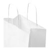 Kraft 80-90 g/m2 paper bag with twisted handles - 25 x 15 x 32 cm White | No Branding | not available | not available