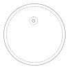RFX™ round reflective PVC hanger White | not available | No Branding | not available | not available
