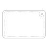 RFX™ rectangular reflective TPU hanger small White | not available | No Branding | not available | not available