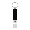 Rectangular light-up USB White-Solid black-Silver | No Branding | not available | not available | 1 GB