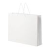 Handmade 170 g/m2 integra paper bag with plastic handles - XX large white | No Branding | not available | not available