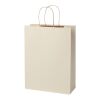Agricultural waste 150 g/m2 paper bag with twisted handles - XX large Off white | No Branding | not available | not available