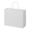 Kraft 120 g/m2 paper bag with twisted handles - large White | Not applicable | No Branding | not available | not available
