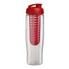 H2O Active® Tempo 700 ml flip lid sport bottle & infuser White-Red | No Branding | not available | not available