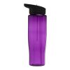 H2O Active® Tempo 700 ml spout lid sport bottle Purple-Solid black | not available | No Branding | not available | not available
