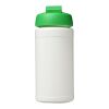 Baseline Plus 500 ml flip lid sport bottle White-Green | not available | No Branding | not available | not available