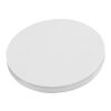 Sticky-Mate® circle-shaped recycled sticky notes White | No Branding | not available | not available