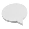 Sticky-Mate® speech bubble-shaped recycled sticky notes White | No Branding | not available | not available