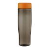 H2O Active® Eco Tempo 700 ml screw cap water bottle Orange-Charcoal | not available | No Branding | not available | not available