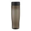 H2O Active® Eco Tempo 700 ml screw cap water bottle Solid black-Charcoal | not available | No Branding | not available | not available