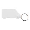 Tait van-shaped recycled keychain White | No Branding | not available | not available