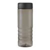 H2O Active® Eco Treble 750 ml screw cap water bottle Charcoal-Solid black | No Branding | not available | not available