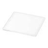 Ellison square plastic coaster with paper insert White | No Branding | not available | not available