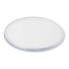 Ellison round plastic coaster with paper insert White | Not applicable | No Branding | not available | not available