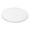 Renzo round plastic coaster White | No Branding | not available | not available