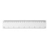 Rothko 20 cm plastic ruler White | No Branding | not available | not available