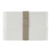MIYO POP 700+700 ml double layer lunch box White | No Branding | not available | not available