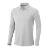 Oakville long sleeve men's polo Standard | Grey melange | XL | No Branding | not available | not available | not available