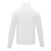 Zelus men's fleece jacket Standard | White | XS | 1-color Screen Print | right bicep | 80 mm x 100 mm