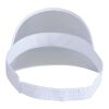 Bright cap with transparent visor  Standard | White | No Branding | not available | not available | not available