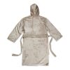 VINGA Louis luxury plush GRS RPET robe size S-M grey | No Branding | not available | not available | not available