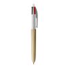 BIC® 4 Colours Wood Style with Lanyard White-White/Natural Wood(2)