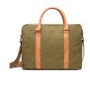 VINGA Bosler canvas computer bag green | No Branding | not available | not available