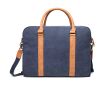 VINGA Bosler canvas computer bag navy | No Branding | not available | not available