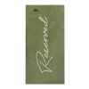 Vinga Lounge chair towel green-white | No Branding | not available | not available | not available