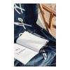 Vinga Lounge chair towel blue-white | No Branding | not available | not available | not available