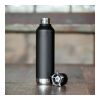 Spiglo Bottle rSS 780ml. Double wall and Leakproof. Wheel shaped lid Black | No Branding | not available | not available | not available
