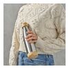 Rio Grande Bottle rSS and Bamboo 530ml. Double wall and Leakproof Silver | No Branding | not available | not available | not available