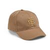 Darrell Cap rCotton 280 gsm. 6 panels and Metal Buckle Closure Camel | No Branding | not available | not available | not available