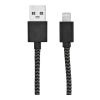 Bernoulli Cable rPET. 1m USB-A to Lightning. Fast Charge Solid black | No Branding | not available | not available | not available