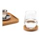 Ravel individual round cork coaster with rim. Made in Portugal Natural | No Branding | not available | not available | not available