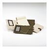 Eliot A4 Folder rCotton. 64 FSC sheet notepad and rPU closure Army green | No Branding | not available | not available | not available