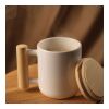 Douro Mug Ceramic, Bamboo lid and handle 380ml. Sublimation White | No Branding | not available | not available | not available