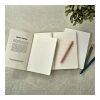 Verne A5 Notebook Cotton Rag cover. 80gsm recycled 196 pages Pastel white | No Branding | not available | not available | not available