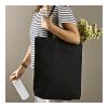Blanc Shopping Bag rCotton 220gsm. 65cm handles and gusset Black