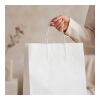 Etna L White FSC® Kraft Bag. 100gsm.Made in Portugal White | No Branding | not available | not available | not available