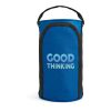 Riga Toiletry Bag 5.7L rPET. Barrel shaped with carry handle Blue