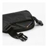 Singapore Waist Bag 1.5L rNylon. 2 pockets and adjustable waist strap Solid black