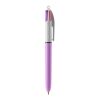 BIC 4-colour fashion pen White-Purple pastel | No Branding | not available | not available