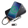 Nordic Drift Everest USB-C 60W fast charging carabiner cable black