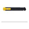 Refillable RCS recycled plastic snap-off knife yellow | No Branding | not available | not available