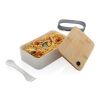 Lunchbox with bamboo lid, RCS-RPP White | No Branding | not available | not available