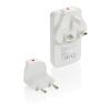 Fluxo RCS 65W flat GAN charger with universal connectors White