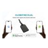 Globefind Dual RCS luggage tag with worldwide locating black | No Branding | not available | not available