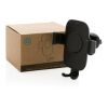 RCS recycled plastic 10W wireless charging car holder black | No Branding | not available | not available