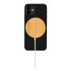10W bamboo magnetic wireless charger brown | No Branding | not available | not available